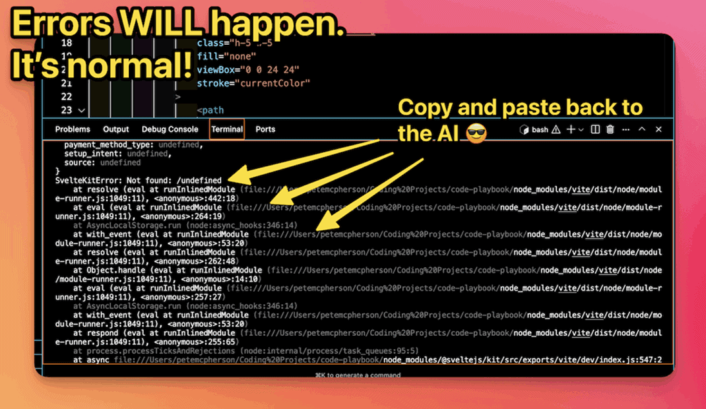 Errors will happen, and that's normal